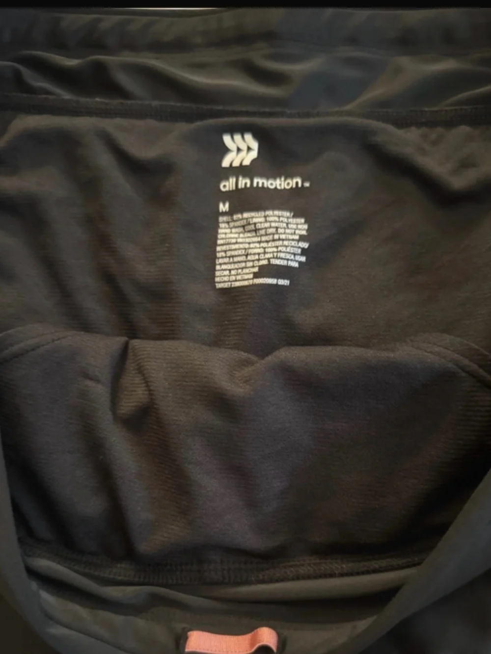 all in motion Black Athletic Skort with Built-In lining